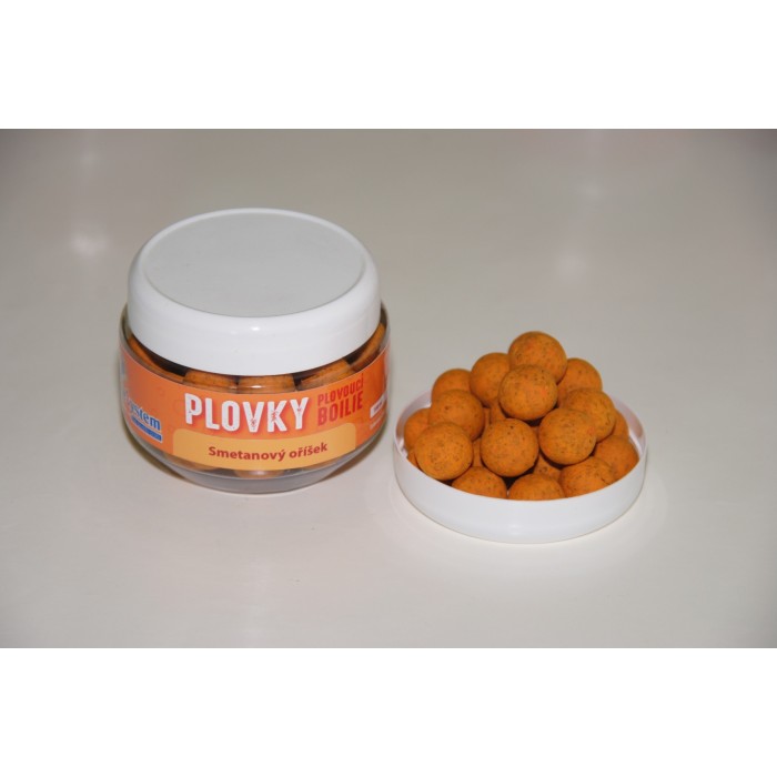 Smetanový oříšek plovoucí boilies 200 ml